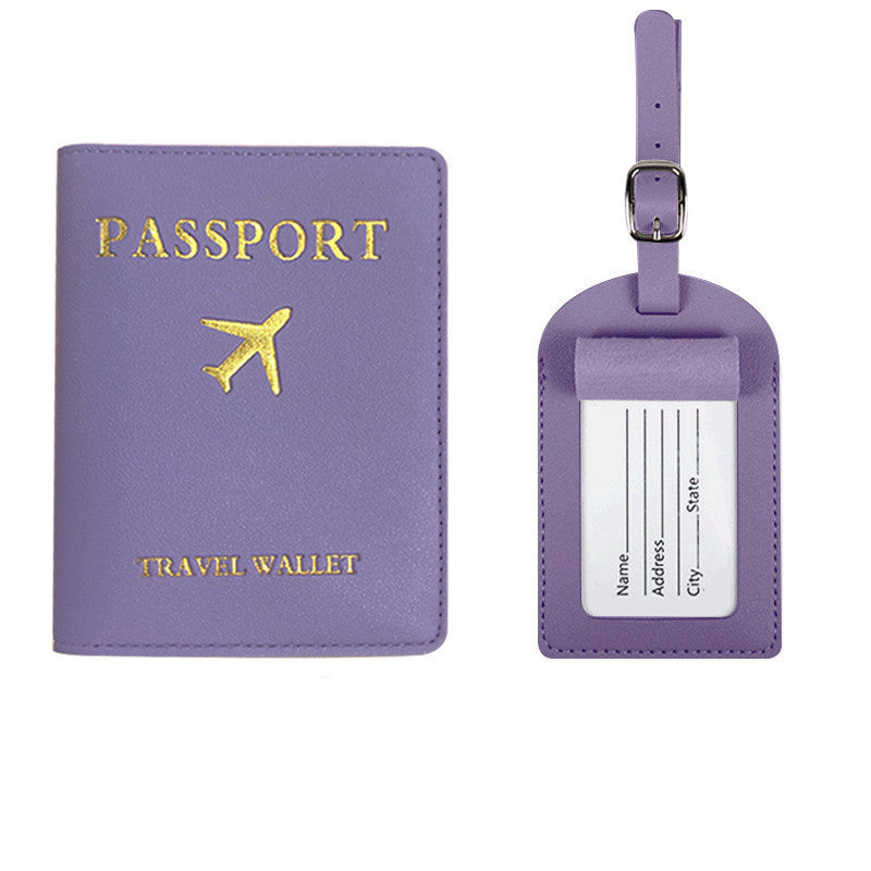 Etui à passeport + étiquette bagage