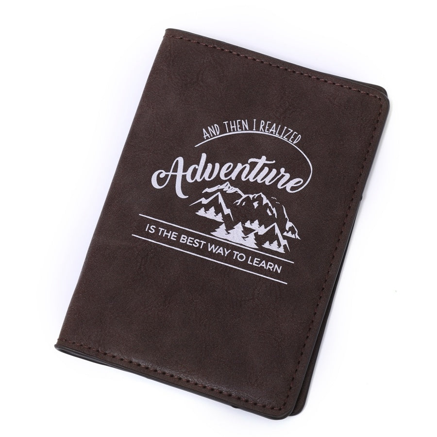 Pochette en cuir pour cartes et passeport
