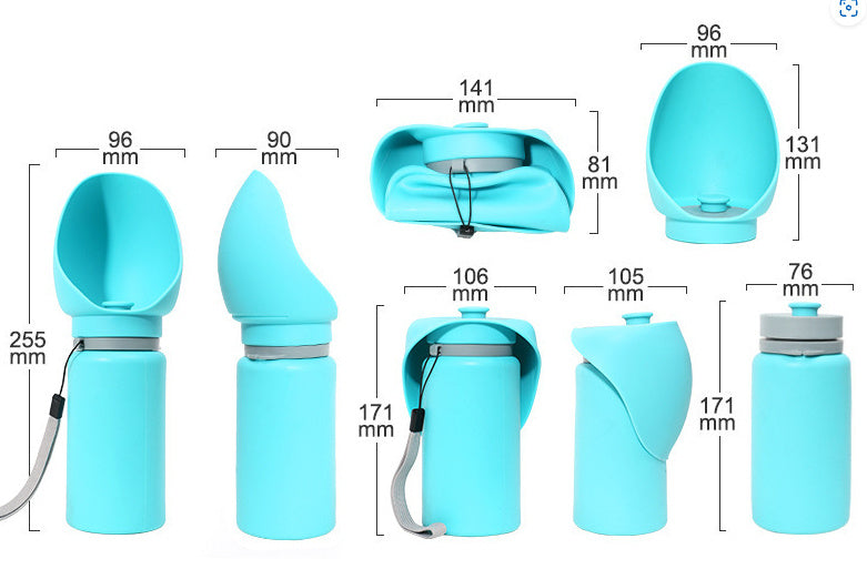 Bouteille d’Eau Pliable pour Chien