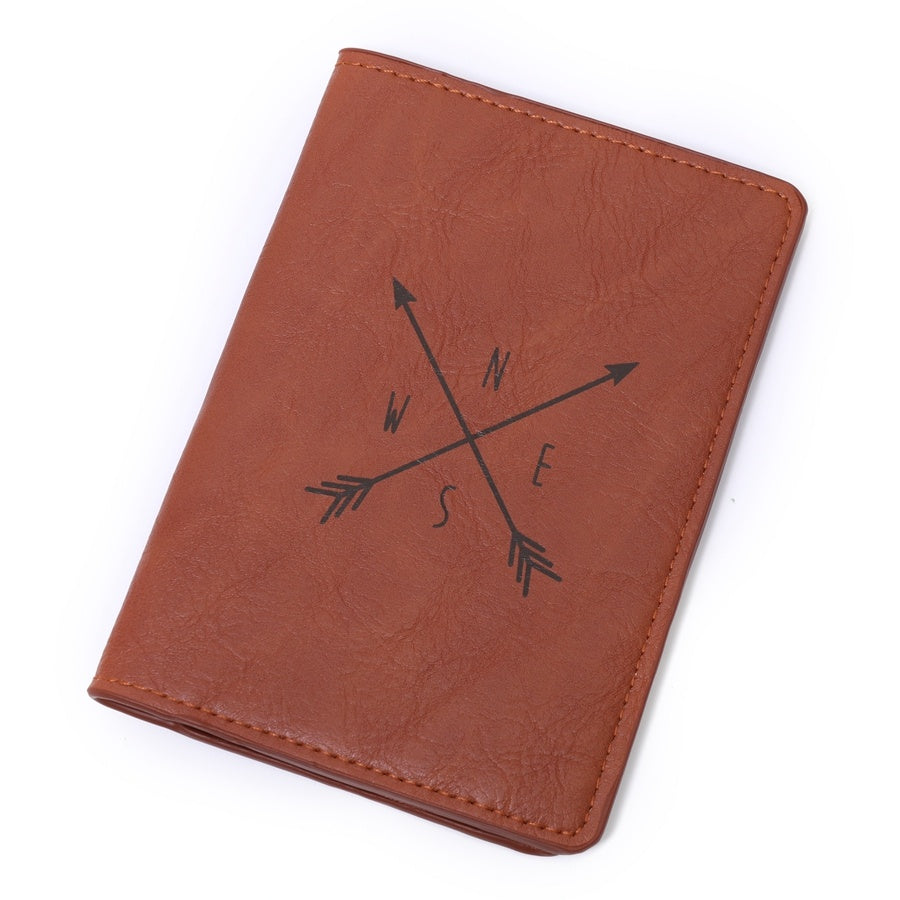 Pochette en cuir pour cartes et passeport