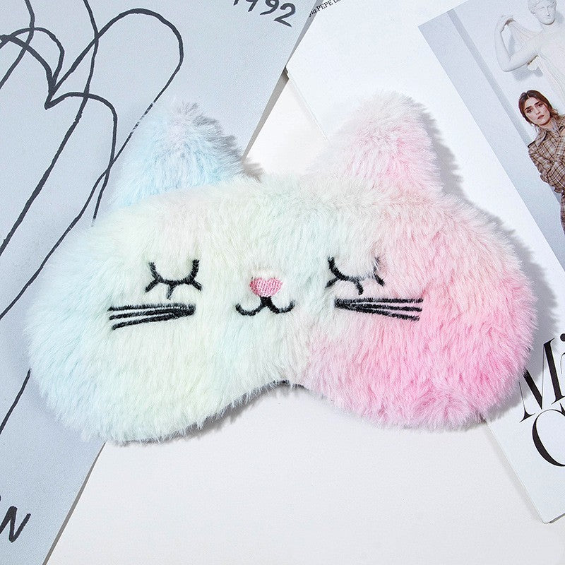 Masque de nuit peluche