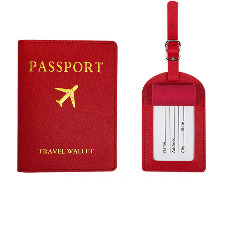 Etui à passeport + étiquette bagage