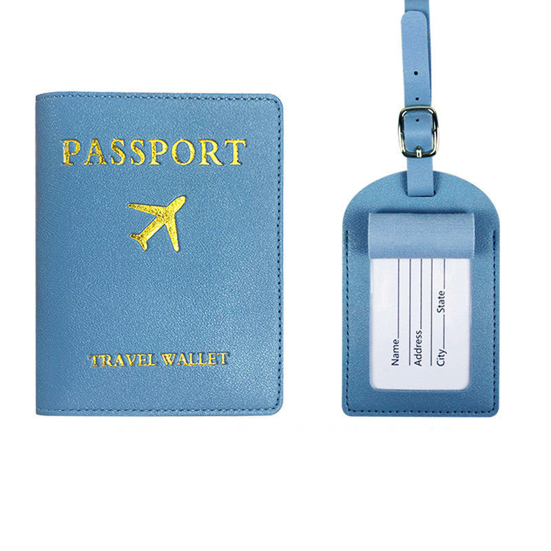 Etui à passeport + étiquette bagage