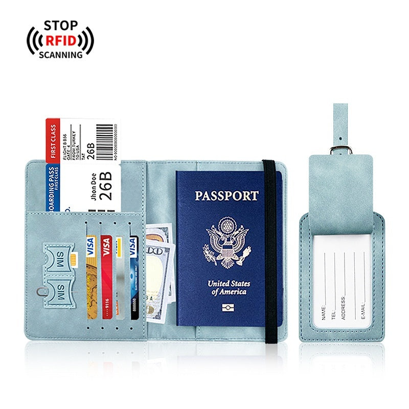 Porte passeport anti-magnétique