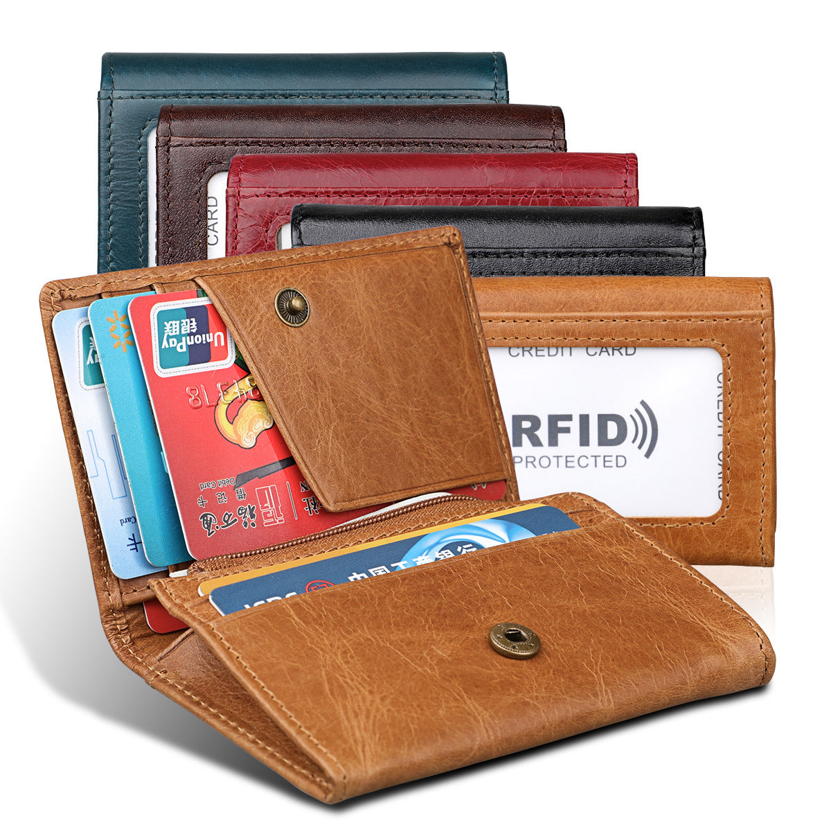 Porte-carte cuir