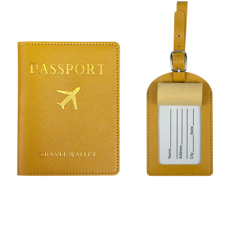 Etui à passeport + étiquette bagage