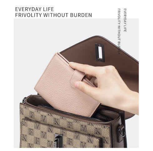 Porte cartes en cuir RFID