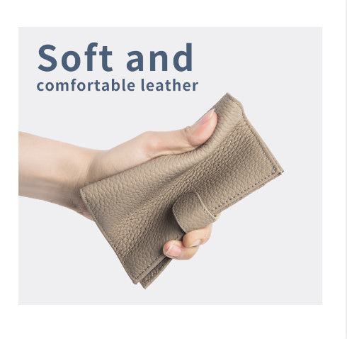 Porte cartes en cuir RFID