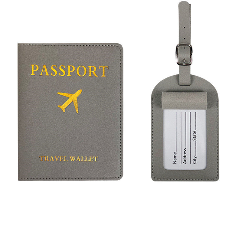 Etui à passeport + étiquette bagage