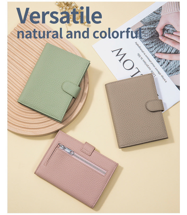 Porte cartes en cuir RFID