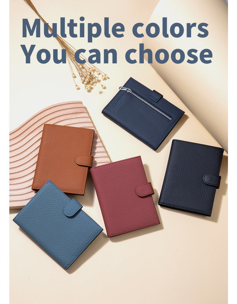 Porte cartes en cuir RFID