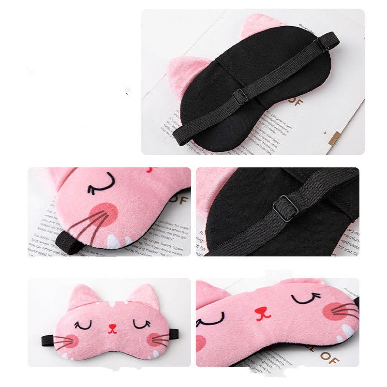 Masque de nuit peluche