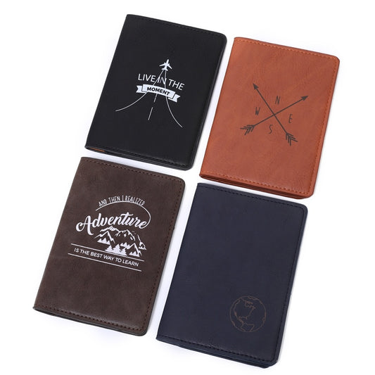 Pochette en cuir pour cartes et passeport