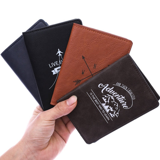 Pochette en cuir pour cartes et passeport