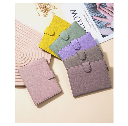 Porte cartes en cuir RFID