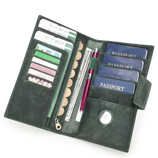 Porte cartes et passeports en cuir